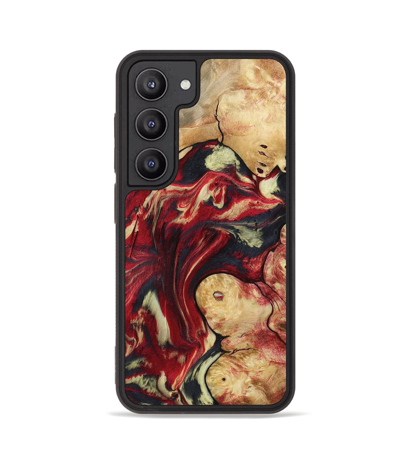Galaxy S23 Wood Phone Case - Cullen (Red, 800024)