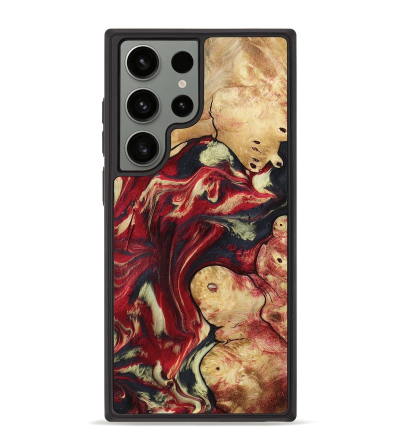 Galaxy S23 Ultra Wood Phone Case - Cullen (Red, 800024)