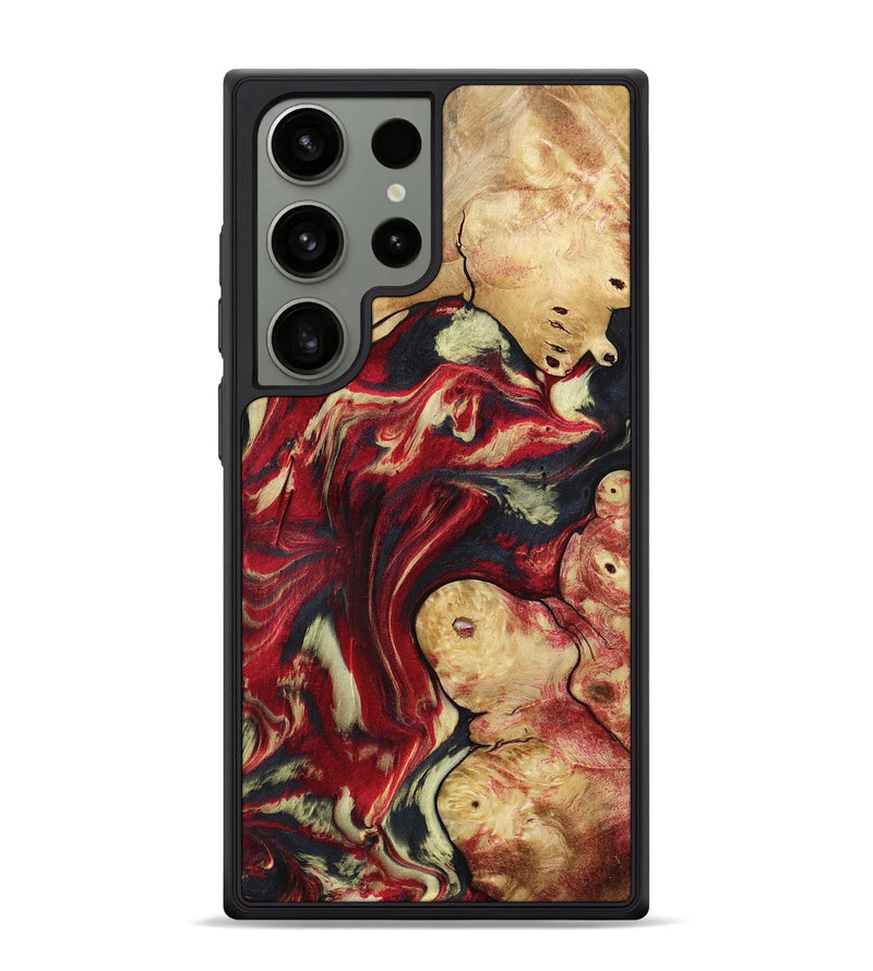 Galaxy S24 Ultra Wood Phone Case - Cullen (Red, 800024)