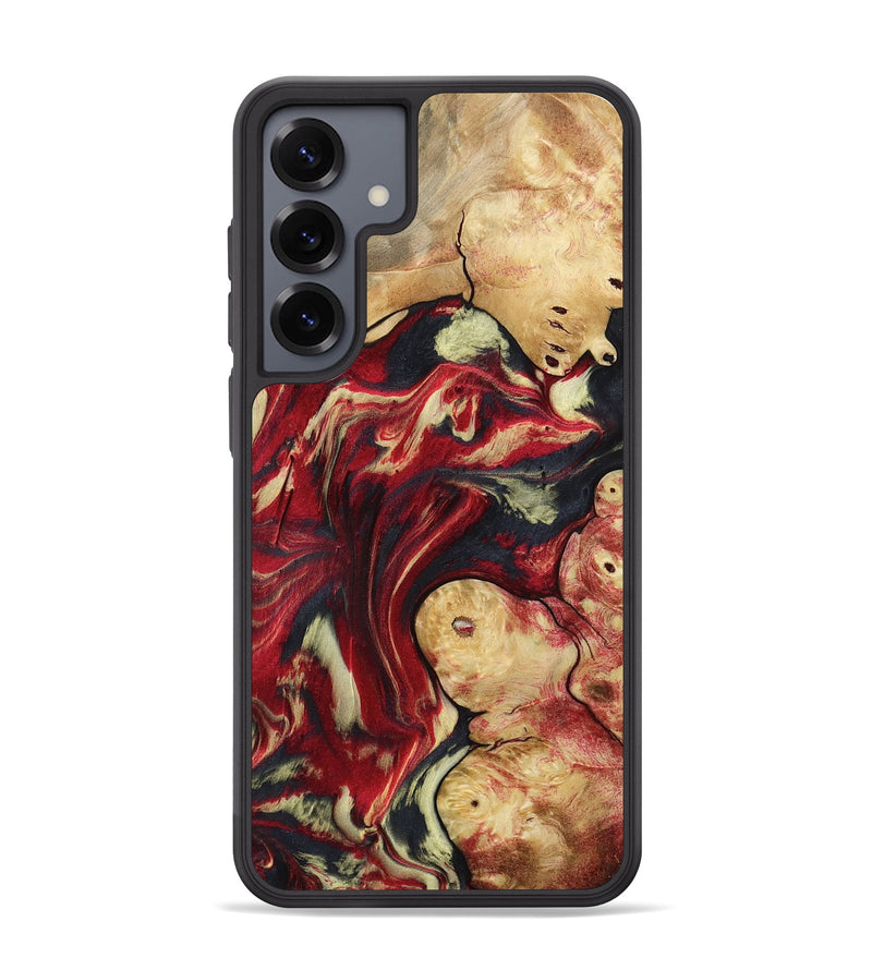 Galaxy S25 Plus Wood Phone Case - Cullen (Red, 800024)