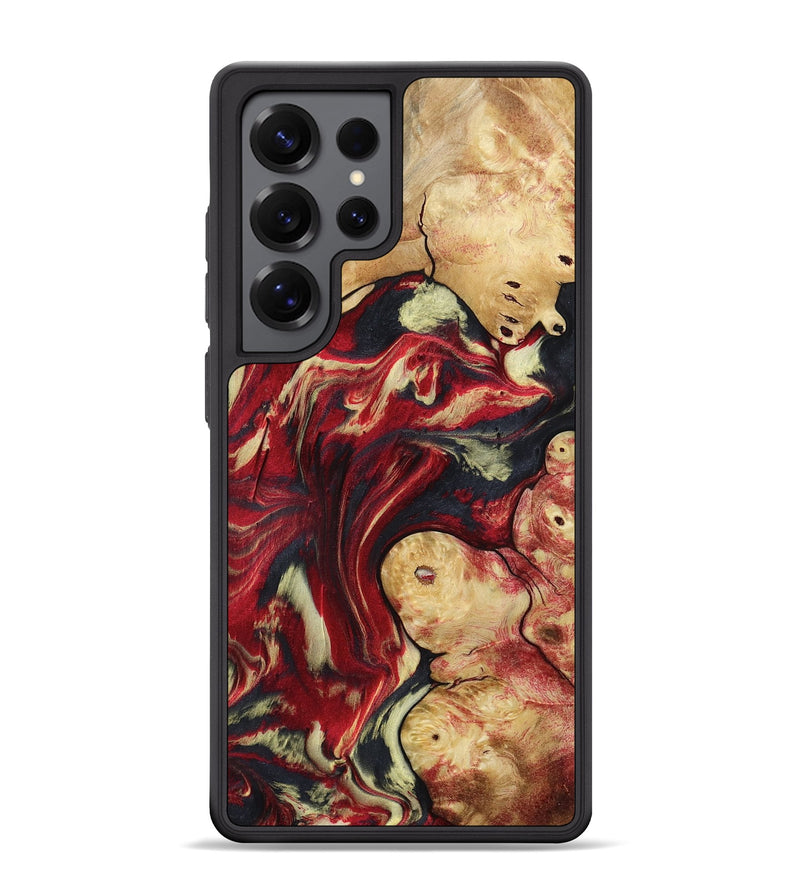 Galaxy S25 Ultra Wood Phone Case - Cullen (Red, 800024)