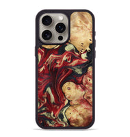 iPhone 15 Pro Max Wood Phone Case - Cullen (Red, 800024)