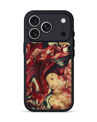 iPhone 17 Pro Wood Phone Case - Cullen (Red, 800024)