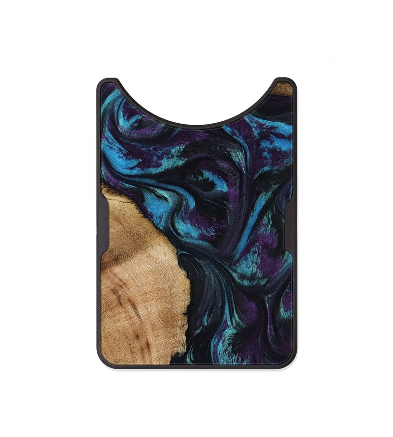 Alloy Wood Wallet - Nikolas (Purple, 800028)