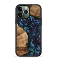 iPhone 13 Pro Max Wood Phone Case - Nikolas (Purple, 800028)