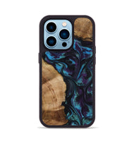 iPhone 14 Pro Wood Phone Case - Nikolas (Purple, 800028)