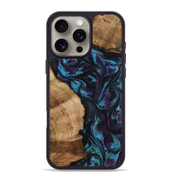 iPhone 16 Pro Max Wood Phone Case - Nikolas (Purple, 800028)