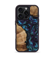 iPhone 16 Pro Wood Phone Case - Nikolas (Purple, 800028)