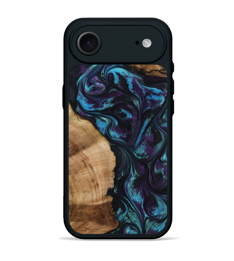 iPhone 17 Air Wood Phone Case - Nikolas (Purple, 800028)