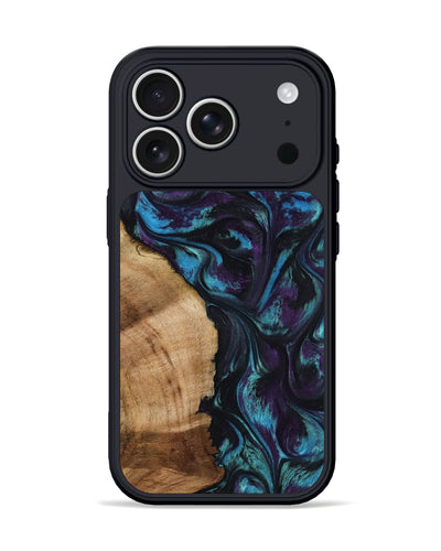 iPhone 17 Pro Wood Phone Case - Nikolas (Purple, 800028)