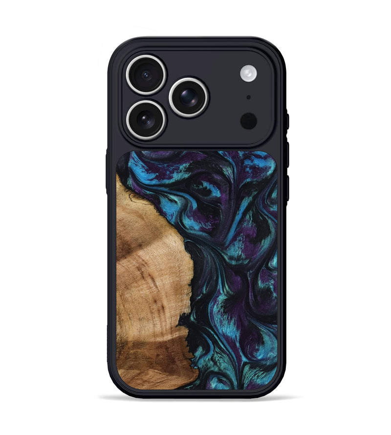 iPhone 17 Pro Wood Phone Case - Nikolas (Purple, 800028)