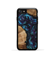 iPhone SE Wood Phone Case - Nikolas (Purple, 800028)