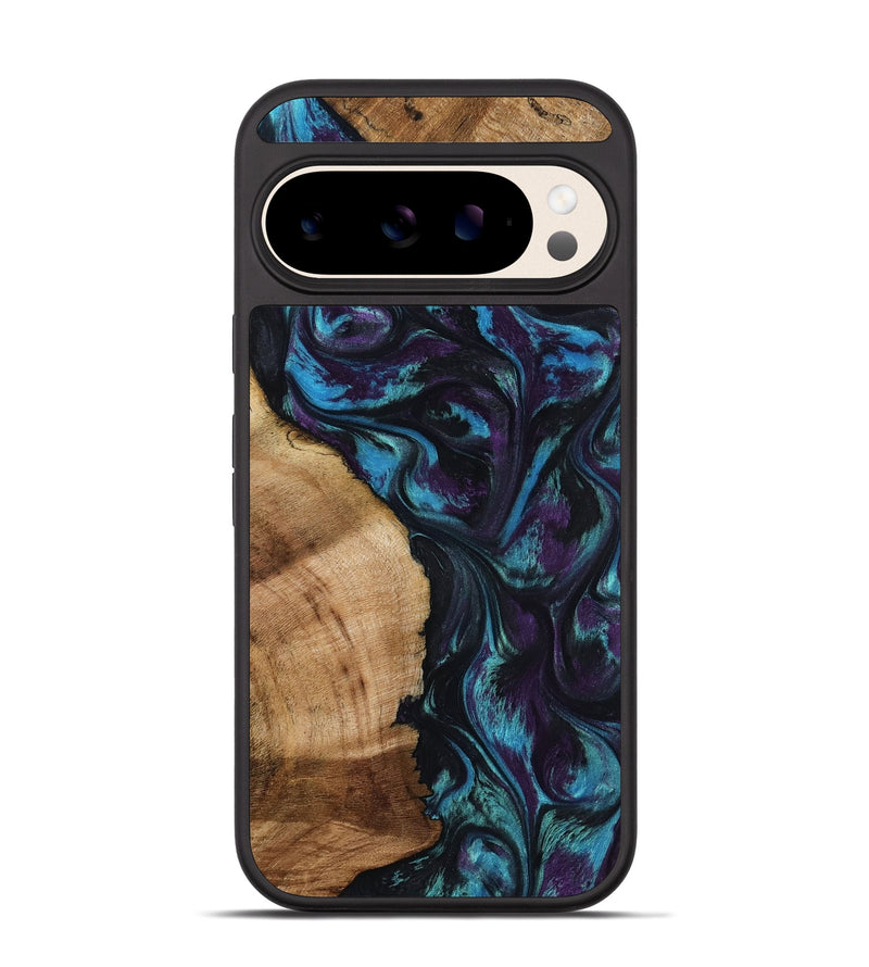 Pixel 10 Wood Phone Case - Nikolas (Purple, 800028)