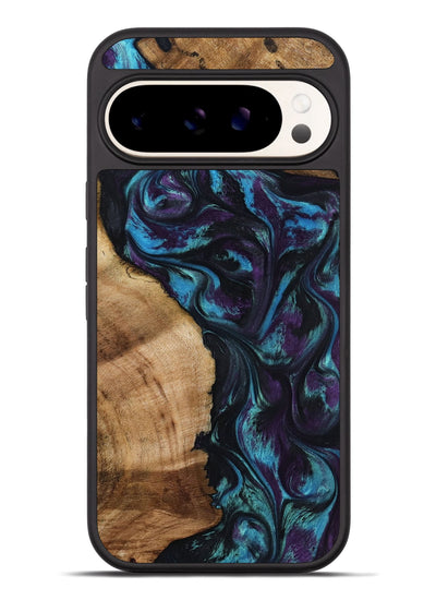 Pixel 9 Pro XL Wood Phone Case - Nikolas (Purple, 800028)