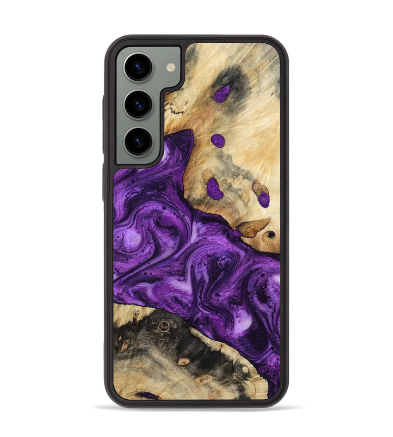 Galaxy S23 Plus Wood Phone Case - Etta (Purple, 800029)