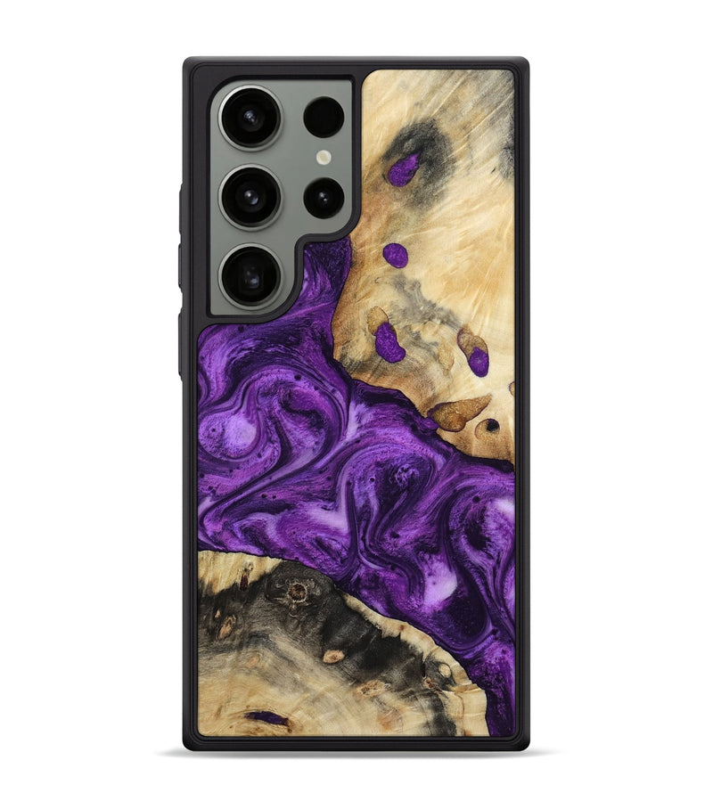 Galaxy S24 Ultra Wood Phone Case - Etta (Purple, 800029)