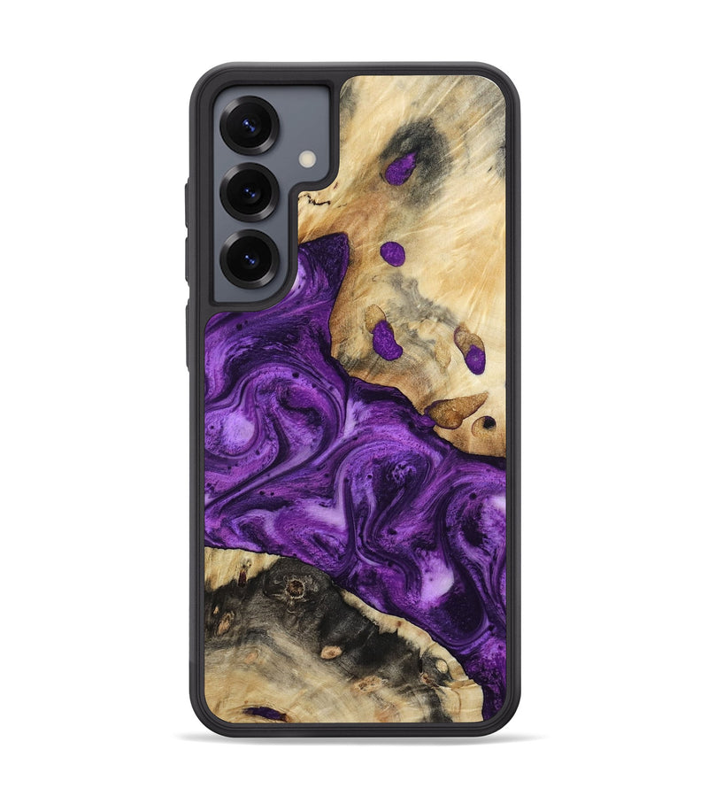 Galaxy S25 Plus Wood Phone Case - Etta (Purple, 800029)