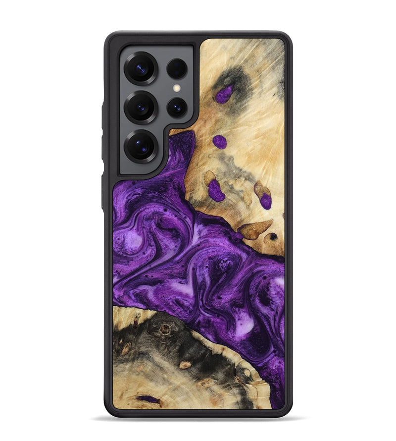 Galaxy S25 Ultra Wood Phone Case - Etta (Purple, 800029)