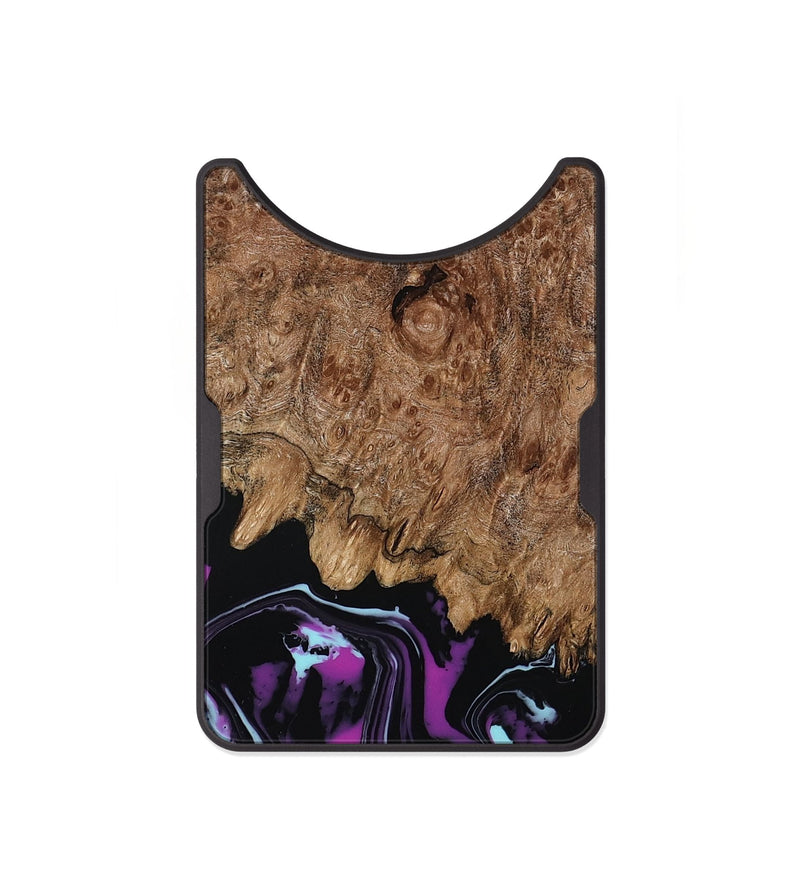 Alloy Wood Wallet - Briana (Purple, 800030)