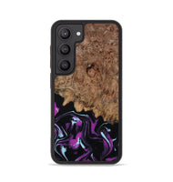 Galaxy S23 Wood Phone Case - Briana (Purple, 800030)