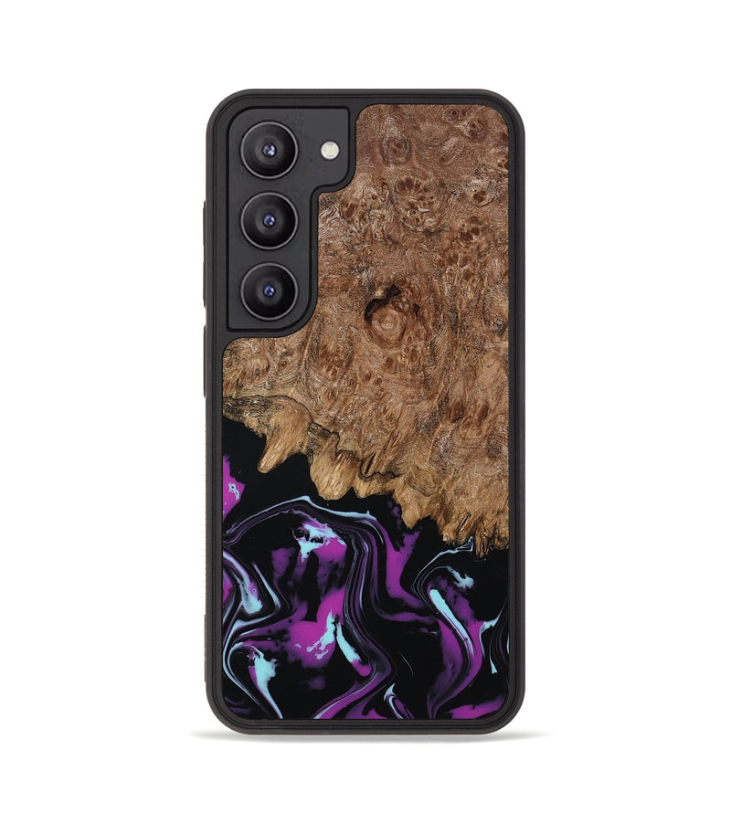 Galaxy S23 Wood Phone Case - Briana (Purple, 800030)