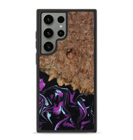 Galaxy S23 Ultra Wood Phone Case - Briana (Purple, 800030)