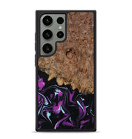Galaxy S24 Ultra Wood Phone Case - Briana (Purple, 800030)