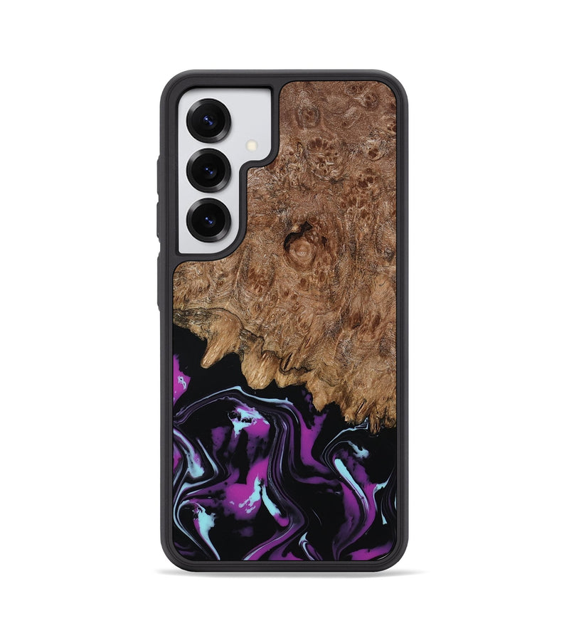 Galaxy S25 Wood Phone Case - Briana (Purple, 800030)
