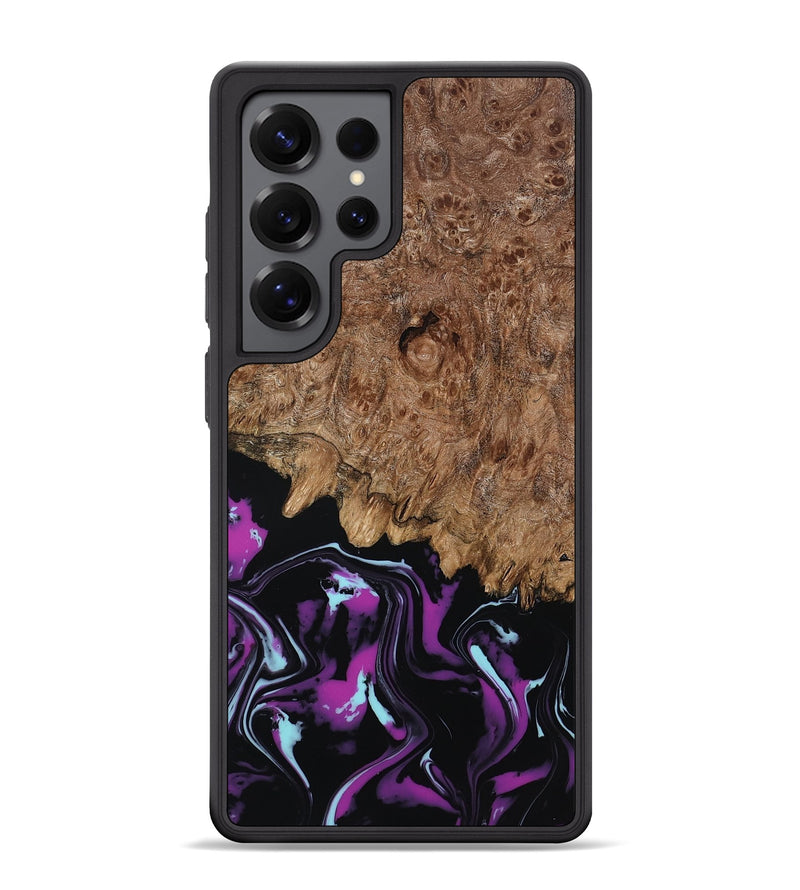 Galaxy S25 Ultra Wood Phone Case - Briana (Purple, 800030)