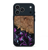 iPhone 17 Pro Max Wood Phone Case - Briana (Purple, 800030)