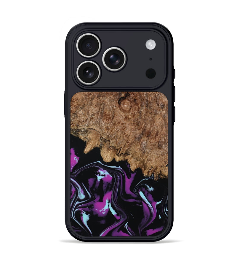 iPhone 17 Pro Wood Phone Case - Briana (Purple, 800030)