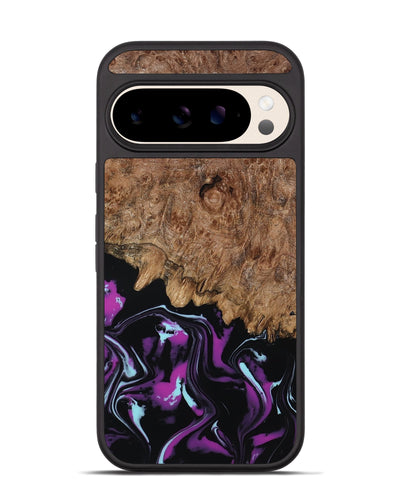 Pixel 10 Wood Phone Case - Briana (Purple, 800030)