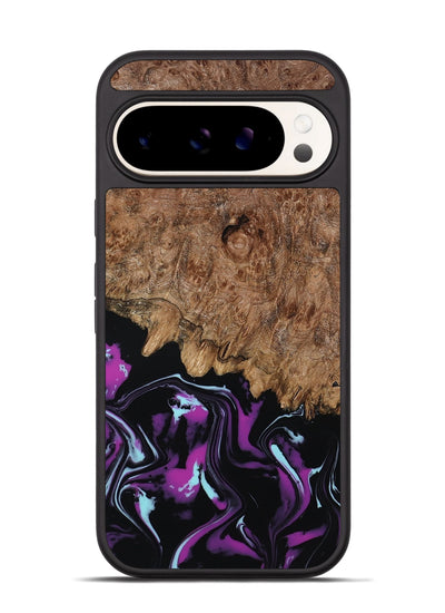 Pixel 9 Pro Wood Phone Case - Briana (Purple, 800030)