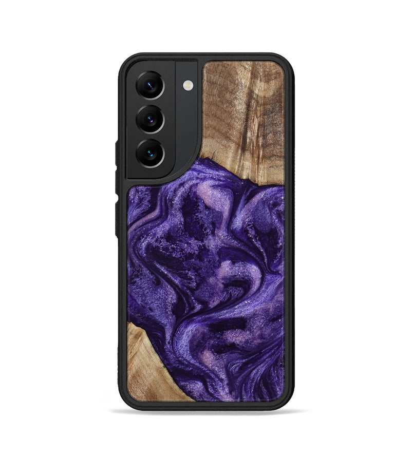 Galaxy S22 Wood Phone Case - Tawanna (Purple, 800031)