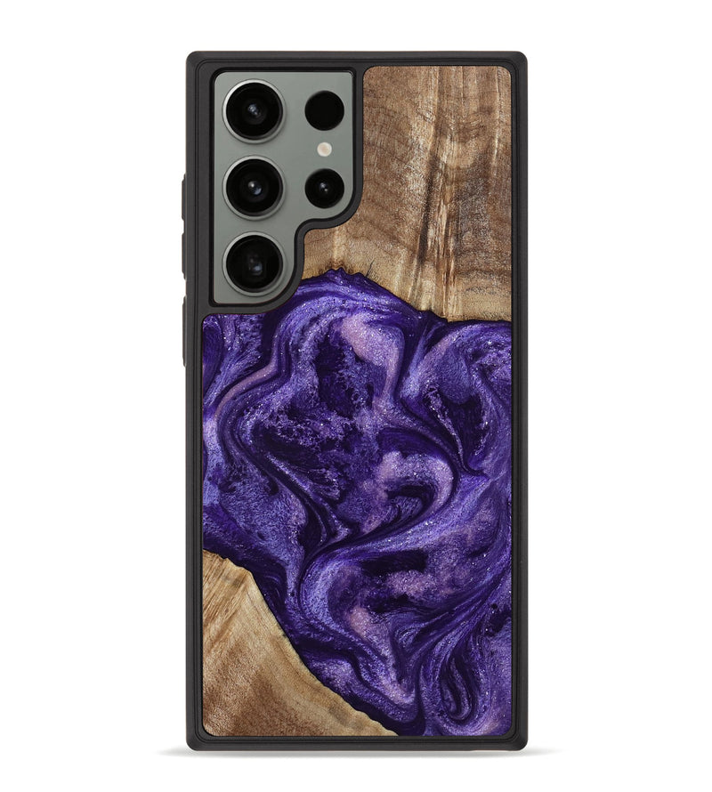 Galaxy S23 Ultra Wood Phone Case - Tawanna (Purple, 800031)