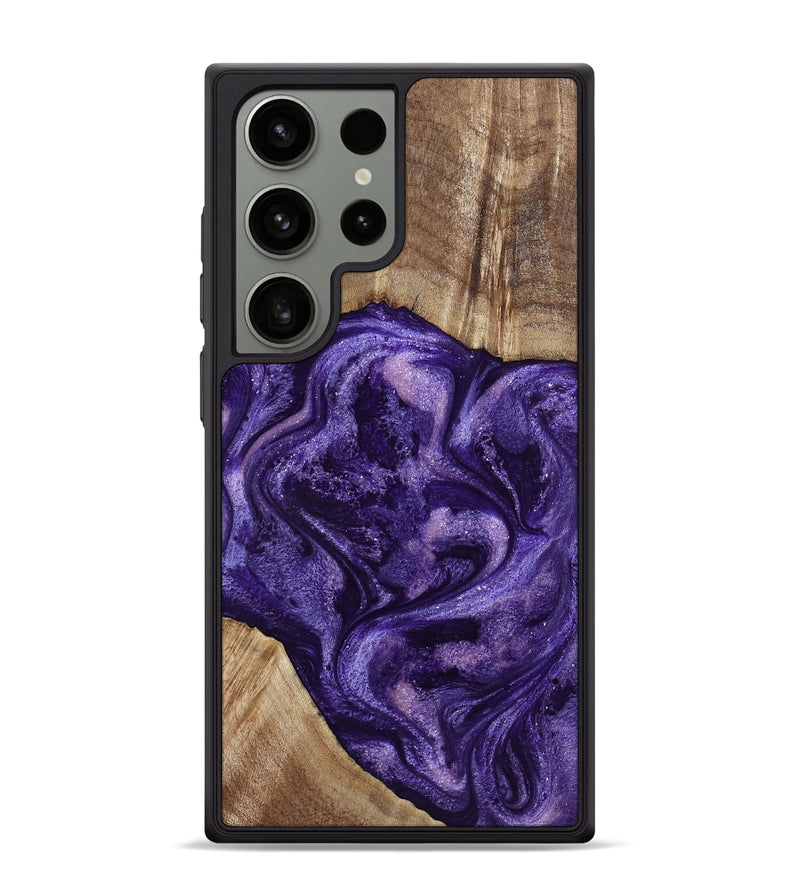 Galaxy S24 Ultra Wood Phone Case - Tawanna (Purple, 800031)