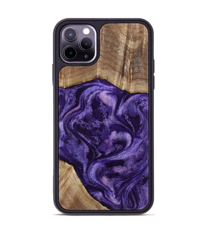 iPhone 11 Pro Max Wood Phone Case - Tawanna (Purple, 800031)