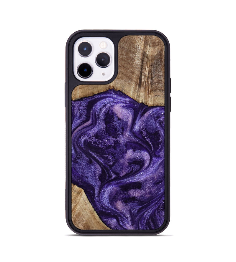 iPhone 11 Pro Wood Phone Case - Tawanna (Purple, 800031)