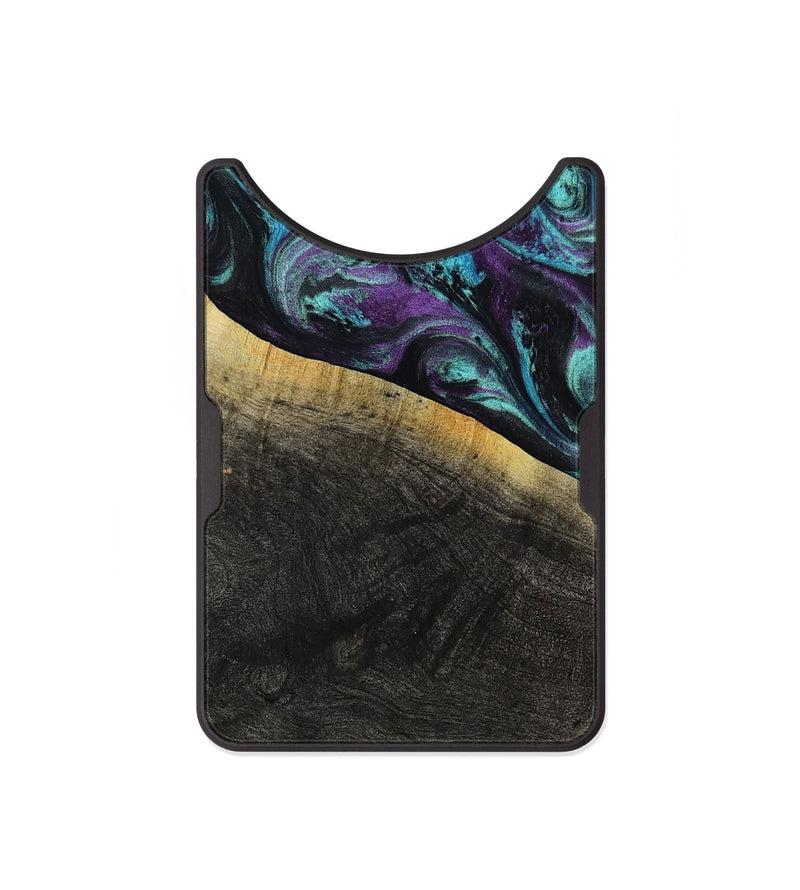 Alloy Wood Wallet - Elna (Purple, 800032)