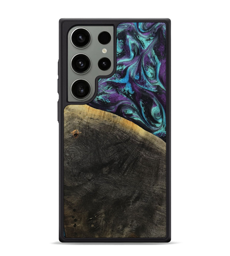 Galaxy S24 Ultra Wood Phone Case - Elna (Purple, 800032)