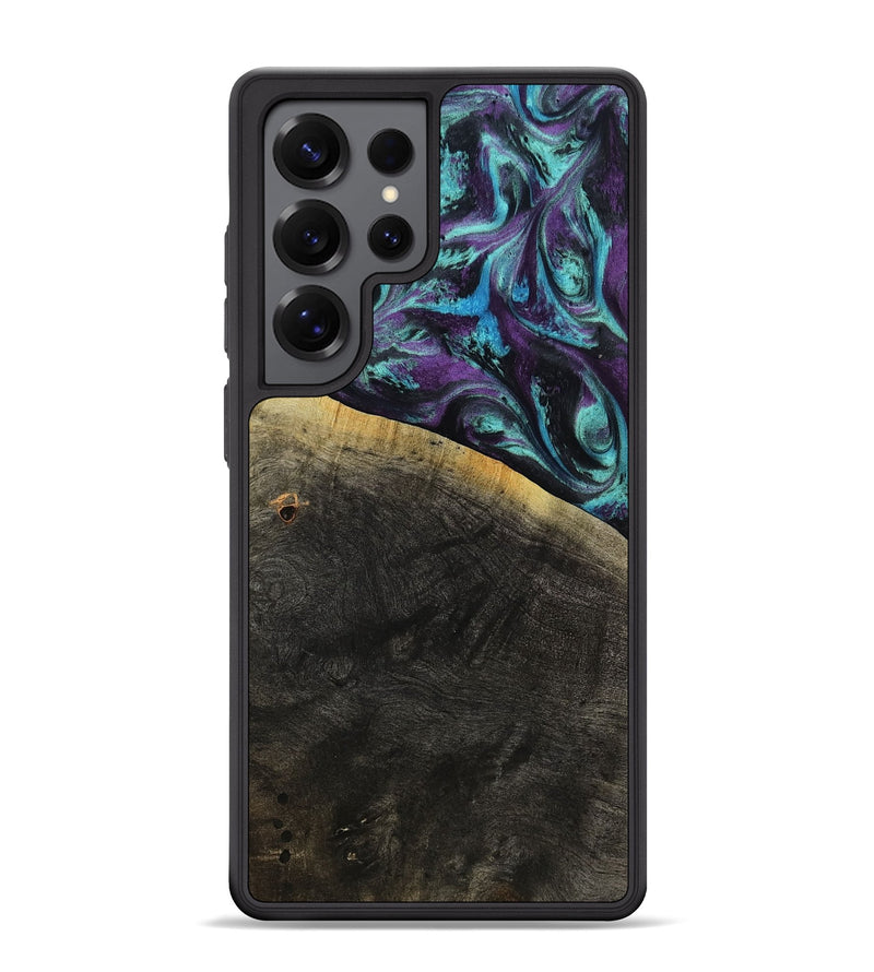 Galaxy S25 Ultra Wood Phone Case - Elna (Purple, 800032)