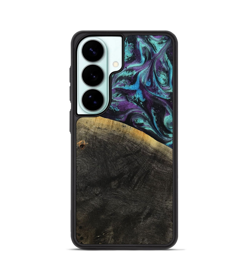 Galaxy S26 Wood Phone Case - Elna (Purple, 800032)