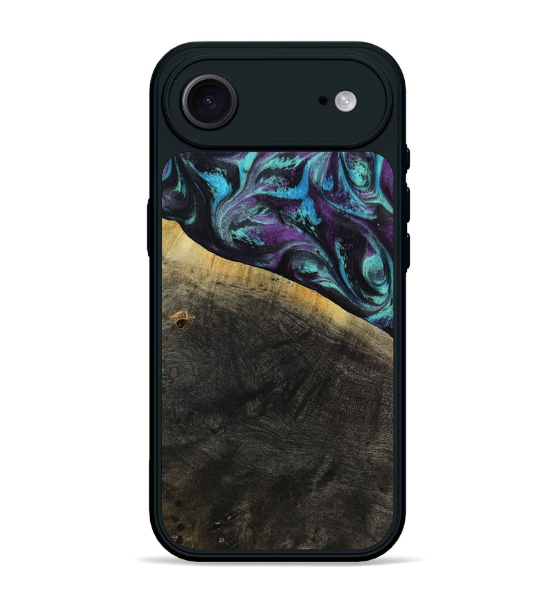 iPhone 17 Air Wood Phone Case - Elna (Purple, 800032)