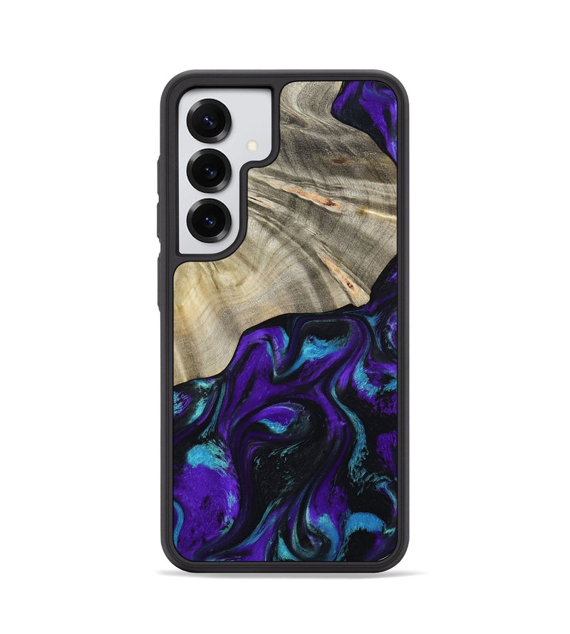 Galaxy S25 Wood Phone Case - Gideon (Purple, 800033)