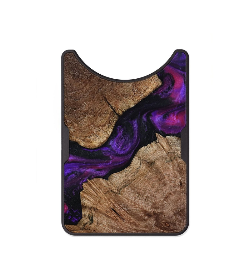 Alloy Wood Wallet - Alexis (Purple, 800035)