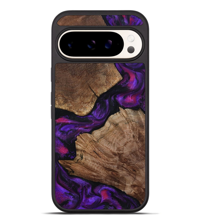 Pixel 10 Pro XL Wood Phone Case - Alexis (Purple, 800035)