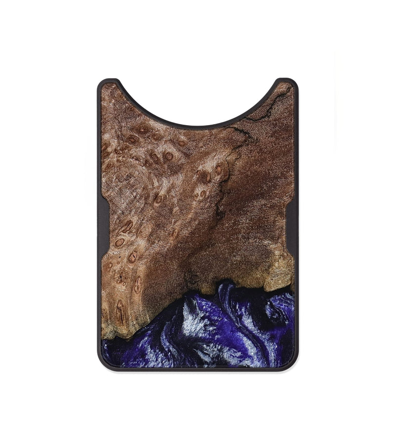 Alloy Wood Wallet - Nicole (Purple, 800036)