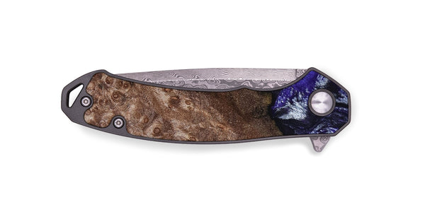 EDC Wood Pocket Knife - Nicole (Purple, 800036)