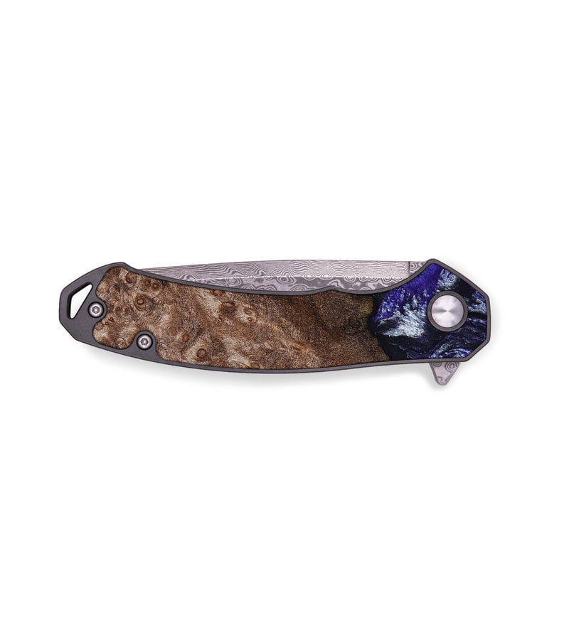 EDC Wood Pocket Knife - Nicole (Purple, 800036)