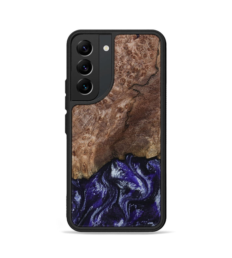 Galaxy S22 Wood Phone Case - Nicole (Purple, 800036)